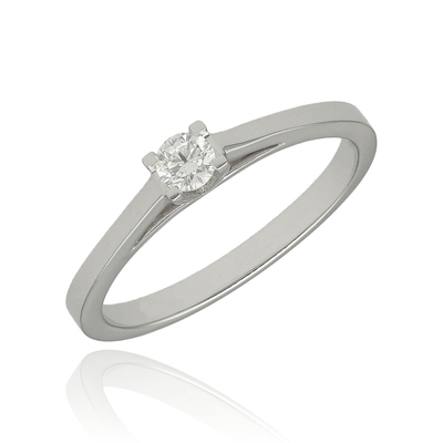 Fehér arany gyűrű 55-ös méret (B43624_3I)